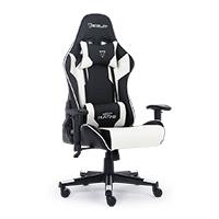 SILLA GAMER OCELOT/COLOR BLANCO CON NEGRO/DESCANSA BRAZOS AJUSTABLES/ RECLINABLE 90-155 GRADOS/ SOPORTA HASTA 150KG SILLA GAMER OCELOT/COLOR BLANCO CON NEGRO/DESCANSA BRAZOS AJUSTABLES/ RECLINABLE 90-155 GRADOS/ SOPORTA HASTA 150KG